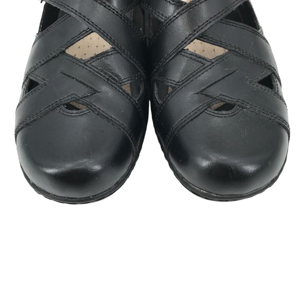 Thom McAn Womens Black Dorthey Adjustable Strap Loafer Size 8W 4895137741287 - Picture 9 of 12